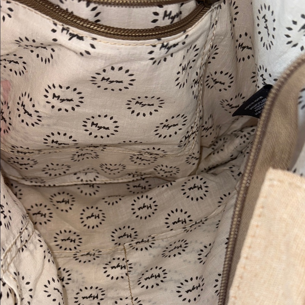 Myra Brown Canvas Tote Bag - Picture 7 of 12